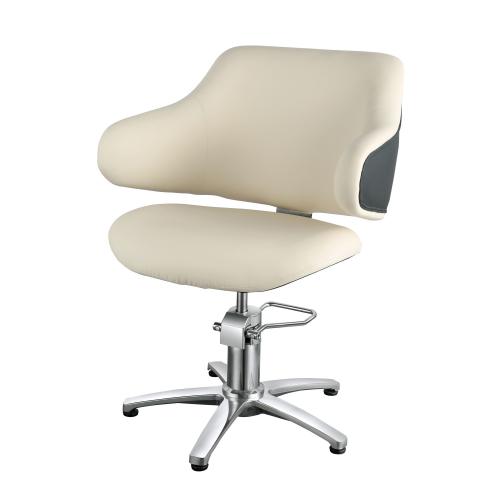 Low Price Hairdressing Chair Equipment White Beige Lightweight Lifting Beauty Salon Chair for Woman