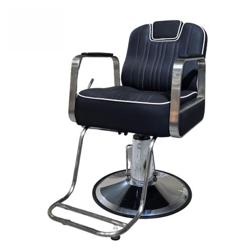 Modern Black Lightweight Recline Hairdressing Equipment Dyeing Styling Beauty Salon Chairs for Woman
