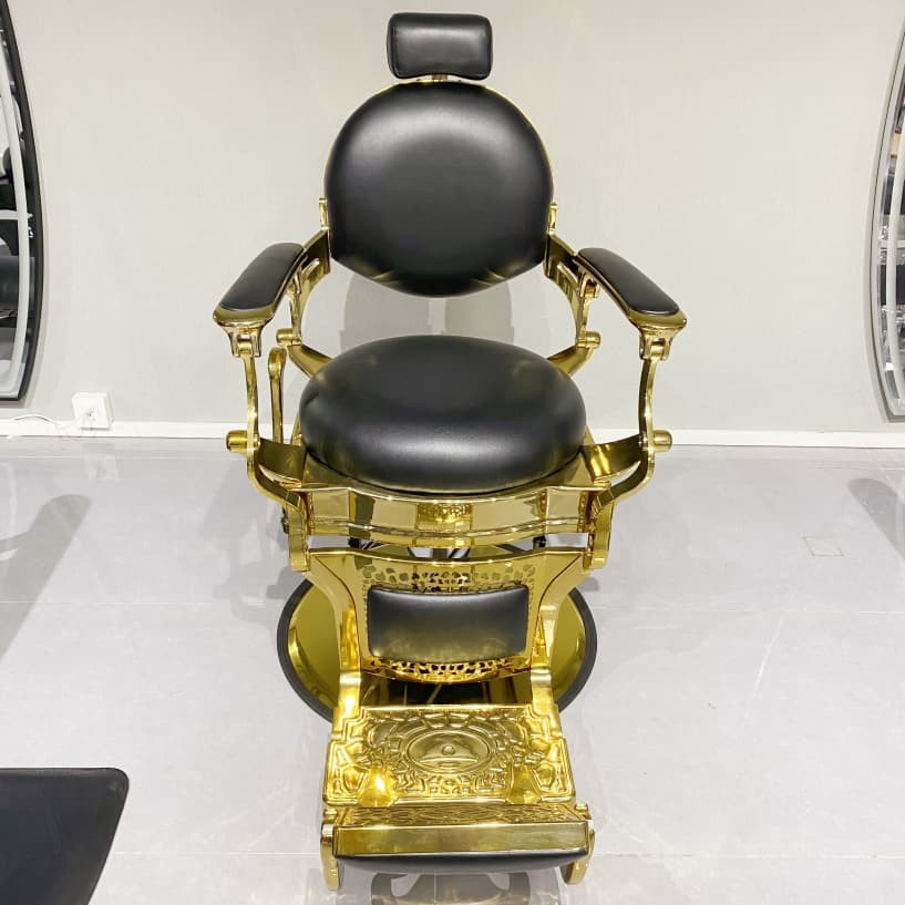 PA101-2R Golden Vintage Barber Chair