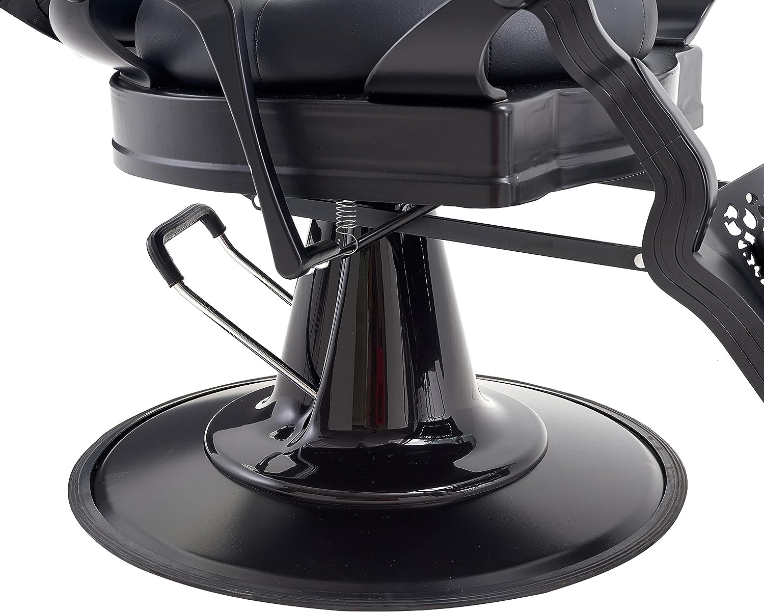 PA101-8R Classic retro black barber chair